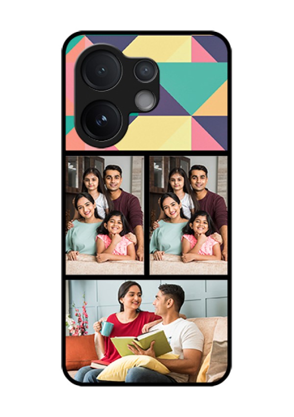 Vivo V60 5G Custom Glass Phone Case - Bulk Pic Upload Design