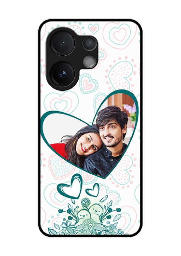 Vivo V60 5G Custom Glass Phone Case - Premium Couple Design