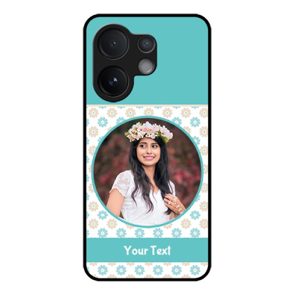 Vivo V60 5G Custom Glass Phone Case - Beautiful Flowers Design