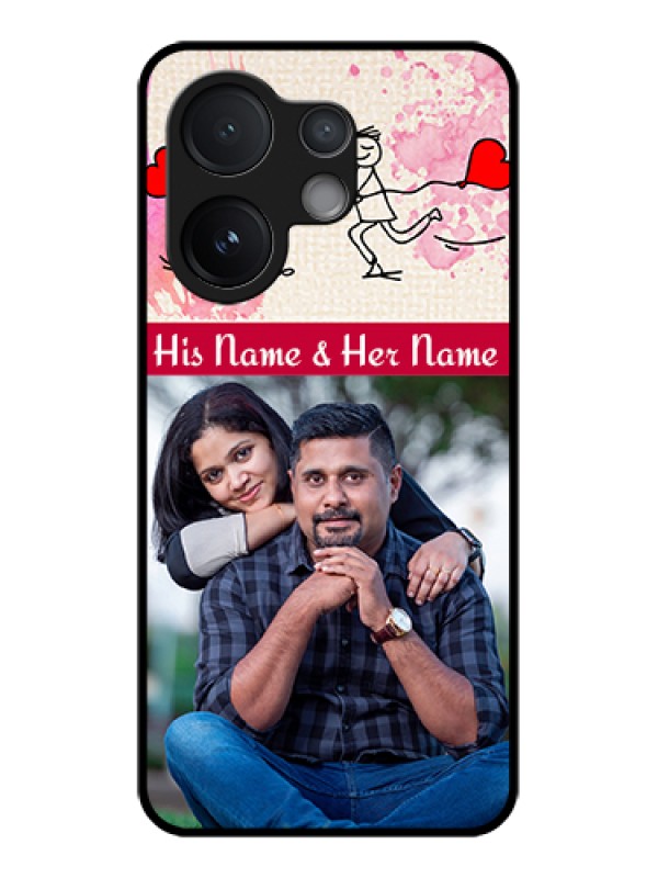 Custom Vivo V60 5G Custom Glass Phone Case - You And Me Case Design