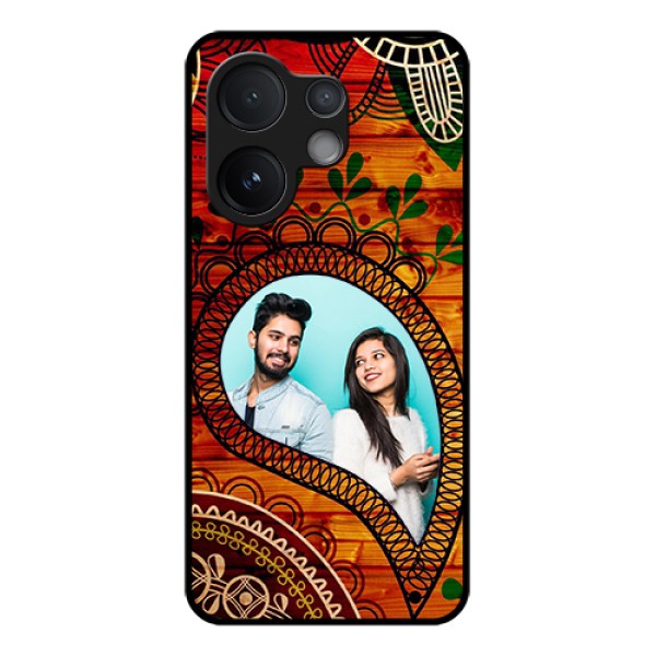 Vivo V60 5G Custom Glass Phone Case - Abstract Colorful Design