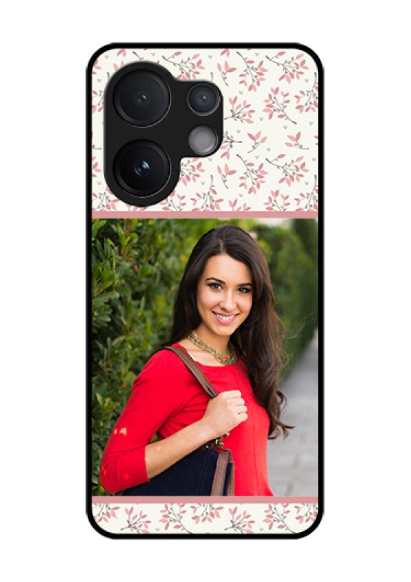 Vivo V60 5G Custom Glass Phone Case - Stunning Floral Design