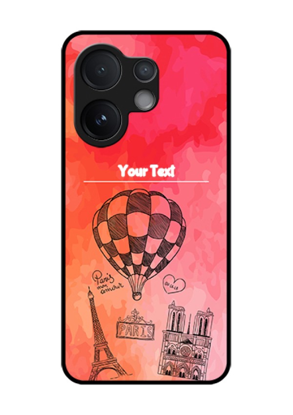 Vivo V60 5G Custom Glass Phone Case - Paris Theme Design