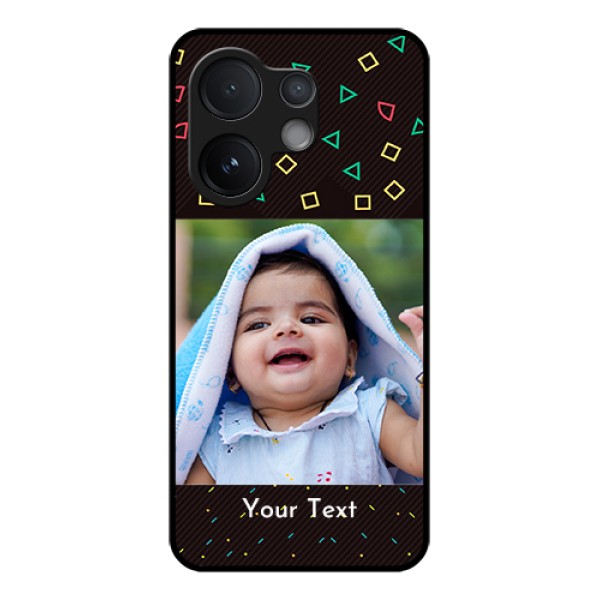 Vivo V60 5G Custom Glass Phone Case - With Confetti Birthday Design Vivo V60 5G Custom Glass Phone Case - With Confetti Birthday Design