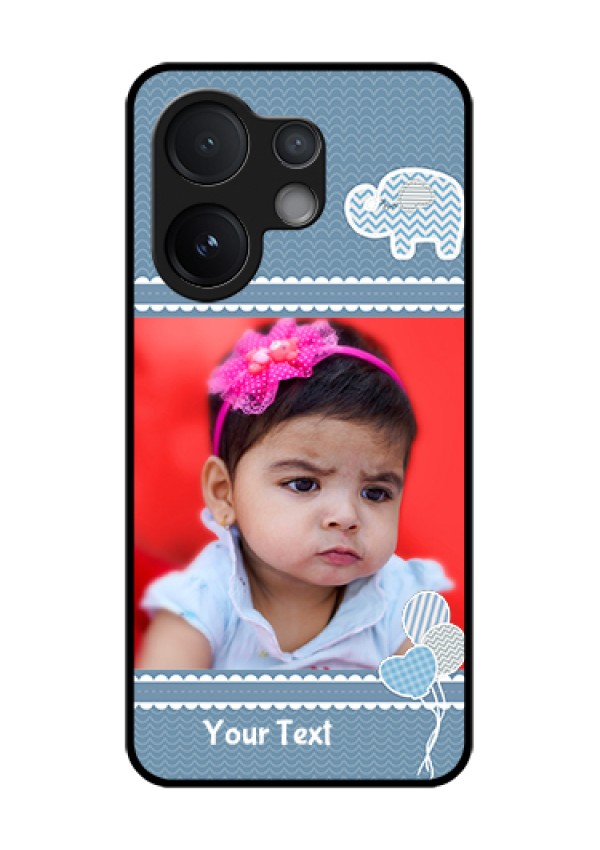 Vivo V60 5G Custom Glass Phone Case - With Kids Pattern Design