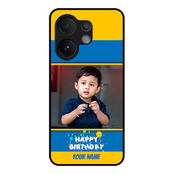 Vivo V60 5G Custom Glass Phone Case - Birthday Wishes Design