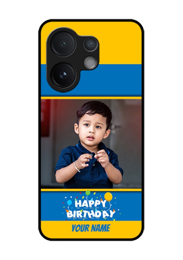 Vivo V60 5G Custom Glass Phone Case - Birthday Wishes Design