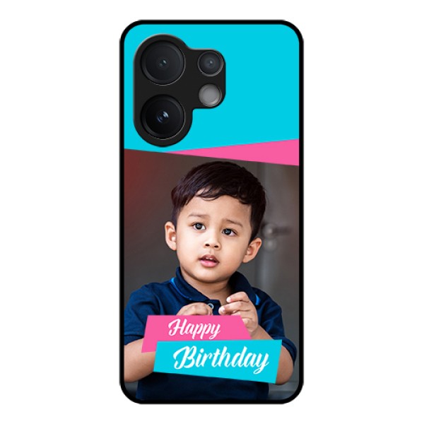 Vivo V60 5G Custom Glass Phone Case - Image Holder With 2 Color Design