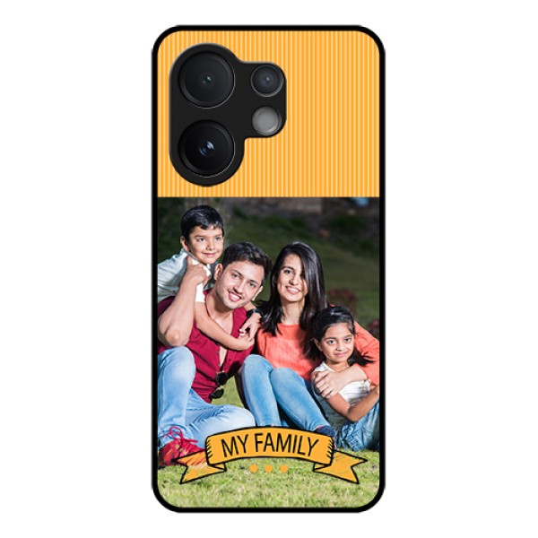 Vivo V60 5G Custom Glass Phone Case - My Family Design