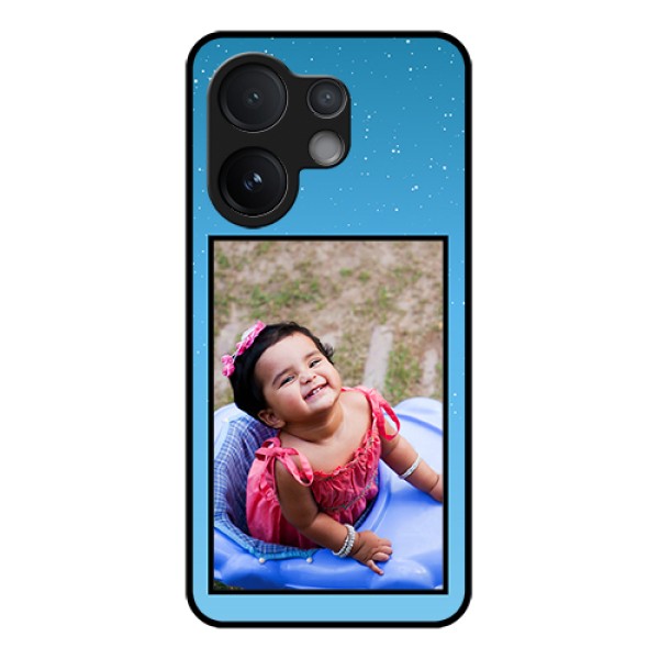 Vivo V60 5G Custom Glass Phone Case - Wave Pattern Colorful Design