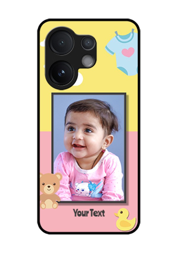 Vivo V60 5G Custom Glass Phone Case - Kids 2 Color Design