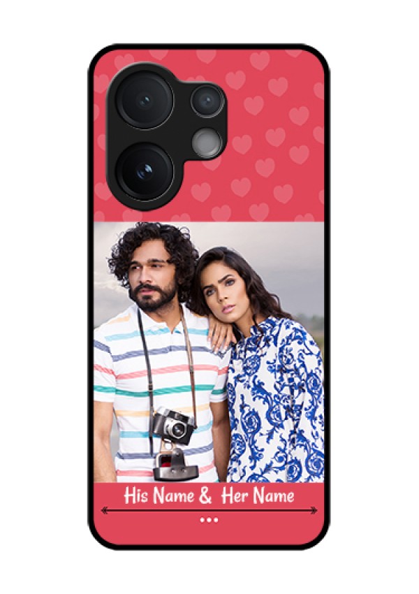 Vivo V60 5G Custom Glass Phone Case - Simple Love Design