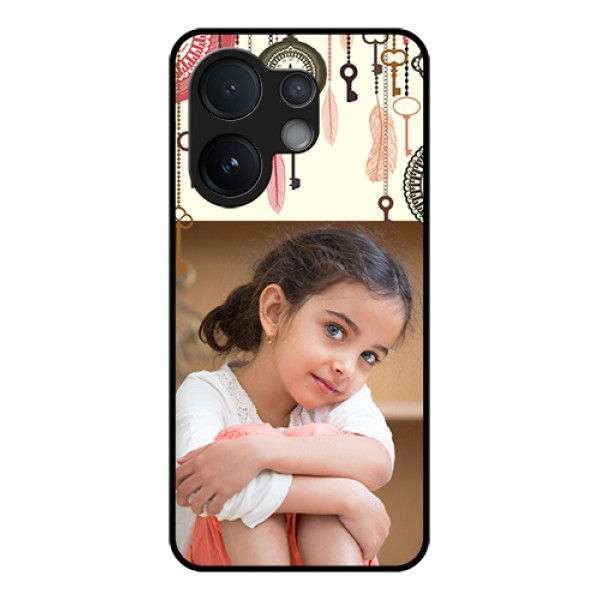 Vivo V60 5G Custom Glass Phone Case - Boho Style Design