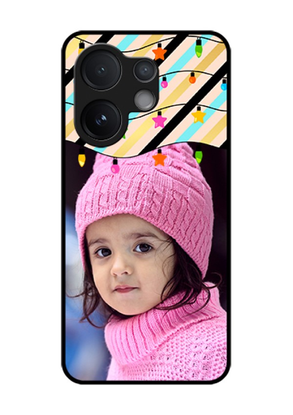 Vivo V60 5G Custom Glass Phone Case - Lights Hanging Design