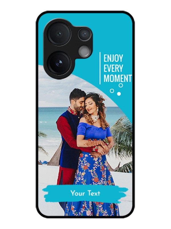 Custom Vivo V60 5G Custom Glass Phone Case - Happy Moment Design