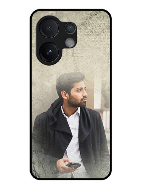 Custom Vivo V60 5G Custom Glass Phone Case - With Vintage Design