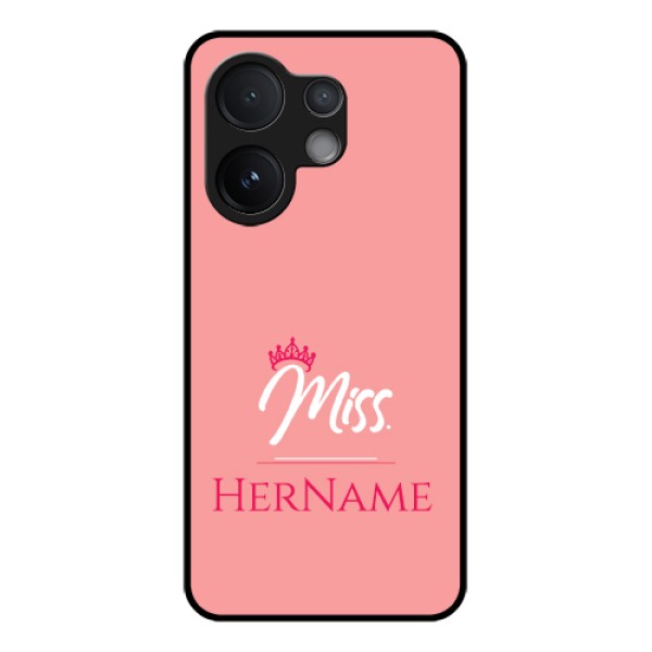 Vivo V60 5G Custom Glass Phone Case - Mrs With Name Design