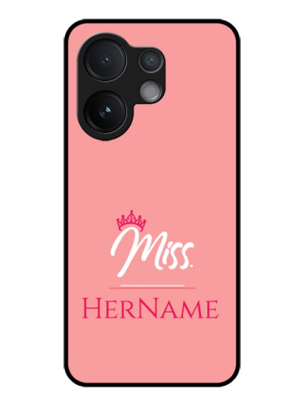 Custom Vivo V60 5G Custom Glass Phone Case - Mrs With Name Design