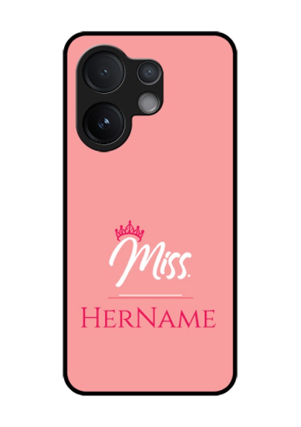 Vivo V60 5G Custom Glass Phone Case - Mrs With Name Design