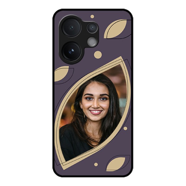 Vivo V60 5G Custom Glass Phone Case - Falling Leaf Design
