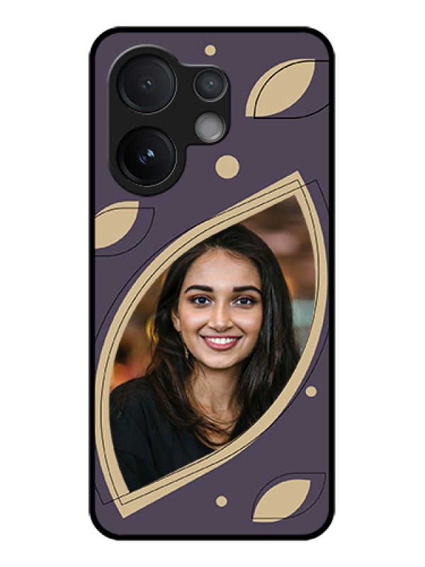 Custom Vivo V60 5G Custom Glass Phone Case - Falling Leaf Design