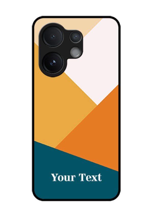 Vivo V60 5G Custom Glass Phone Case - Stacked Multi - Colour Design