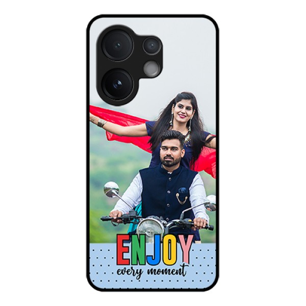 Vivo V60 5G Custom Glass Phone Case - Enjoy Every Moment Design Vivo V60 5G Custom Glass Phone Case - Enjoy Every Moment Design
