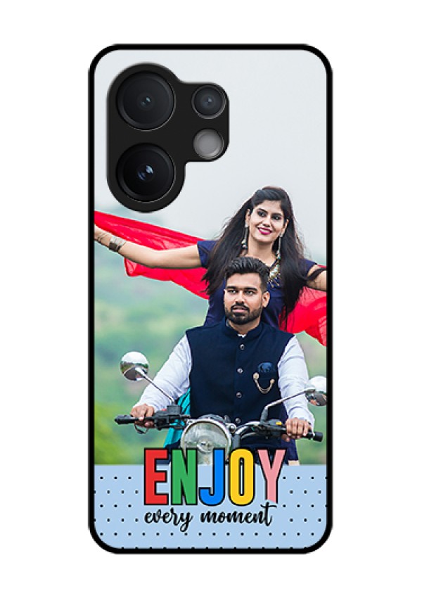 Vivo V60 5G Custom Glass Phone Case - Enjoy Every Moment Design