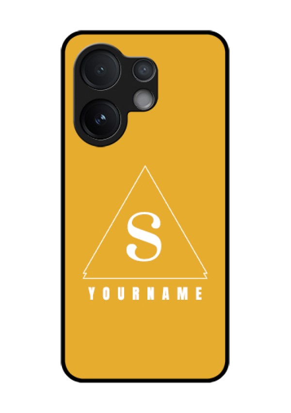 Vivo V60 5G Custom Glass Phone Case - Simple Triangle Design