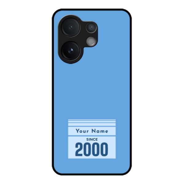 Vivo V60 5G Custom Glass Phone Case - Custom Year Of Birth Design
