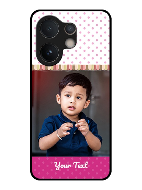 Custom Vivo V60e 5G Custom Glass Phone Case - Cute Girls Cover Design