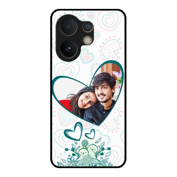 Vivo V60e 5G Custom Glass Phone Case - Premium Couple Design