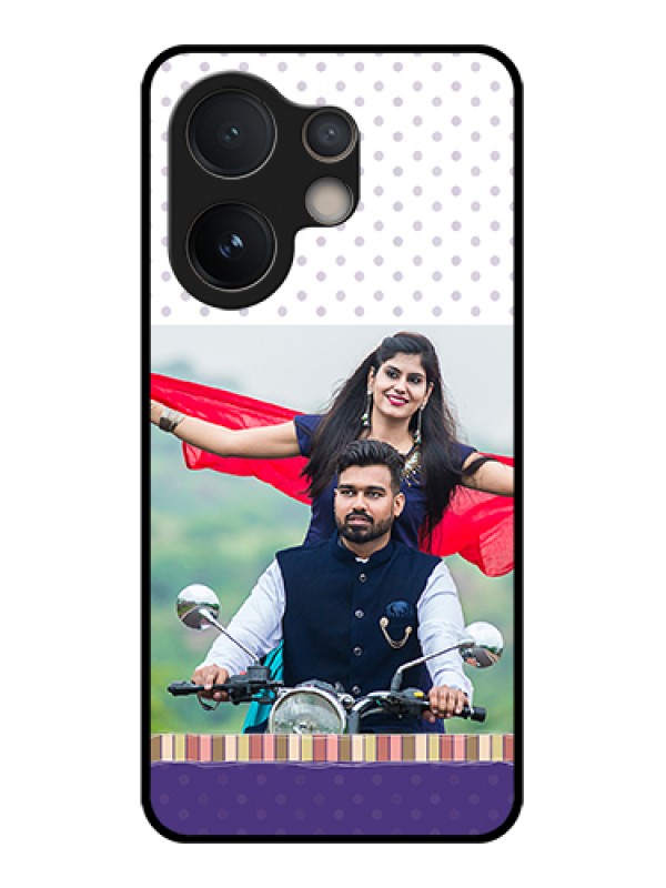 Custom Vivo V60e 5G Custom Glass Phone Case - Cute Family Design