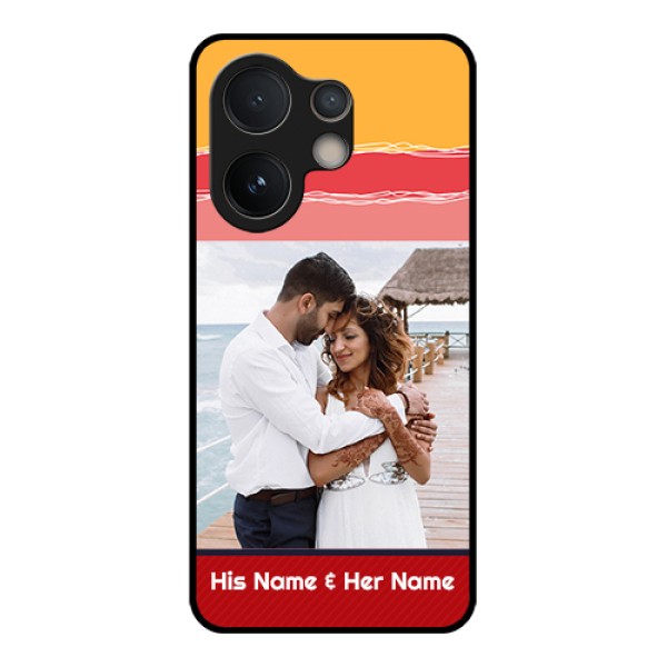 Vivo V60e 5G Custom Glass Phone Case - Colorful Case Design