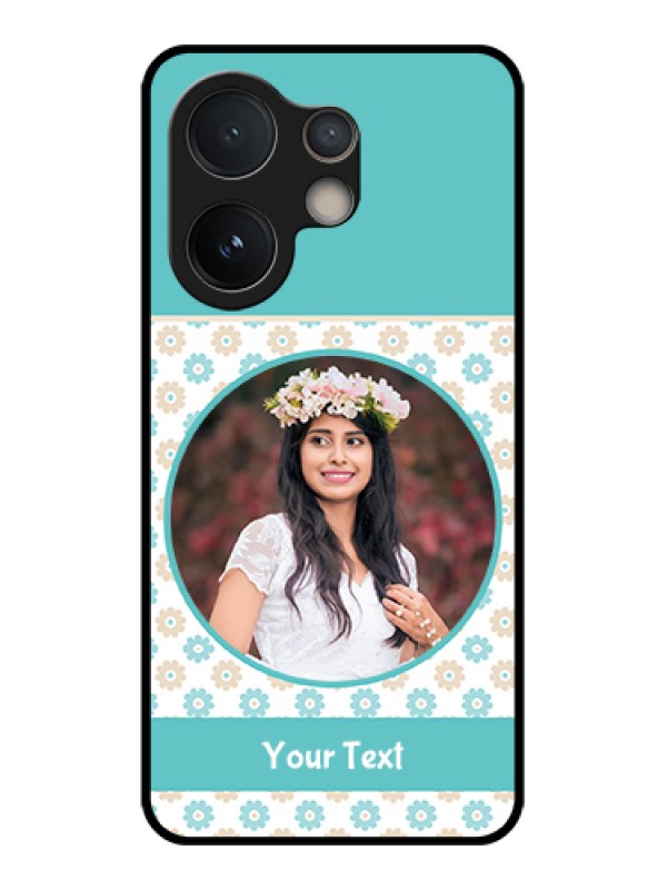 Custom Vivo V60e 5G Custom Glass Phone Case - Beautiful Flowers Design