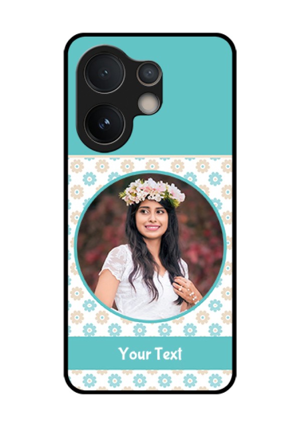 Vivo V60e 5G Custom Glass Phone Case - Beautiful Flowers Design