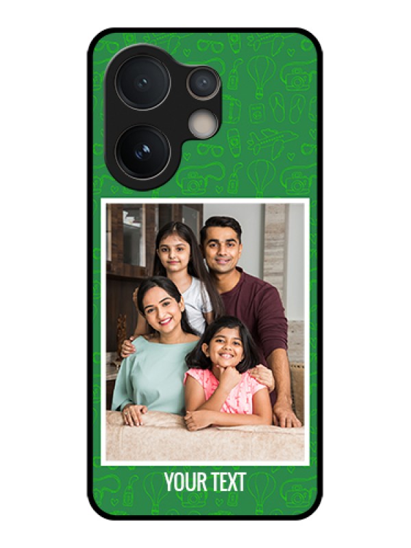 Custom Vivo V60e 5G Custom Glass Phone Case - Picture Upload Design