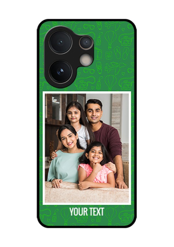 Vivo V60e 5G Custom Glass Phone Case - Picture Upload Design