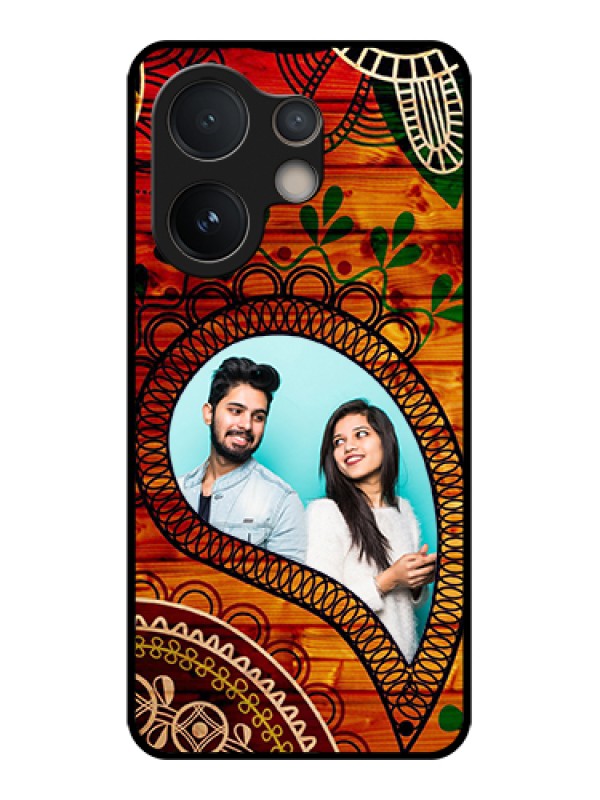 Custom Vivo V60e 5G Custom Glass Phone Case - Abstract Colorful Design