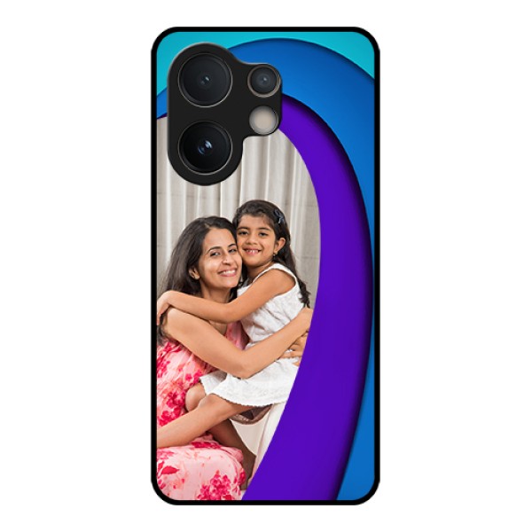 Vivo V60e 5G Custom Glass Phone Case - Simple Pattern Design