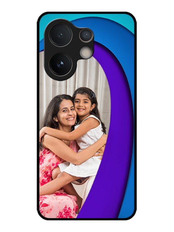 Custom Vivo V60e 5G Custom Glass Phone Case - Simple Pattern Design
