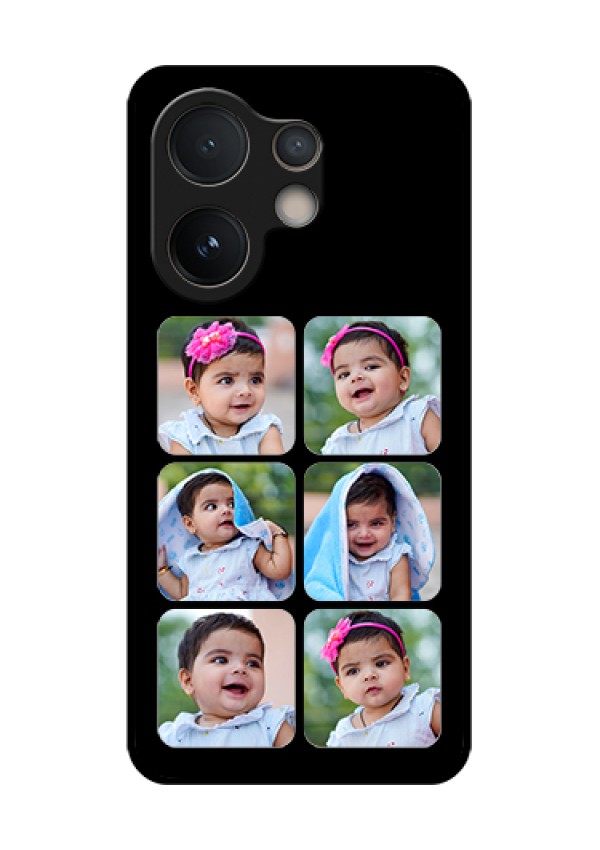 Vivo V60e 5G Custom Glass Phone Case - Multiple Pictures Design