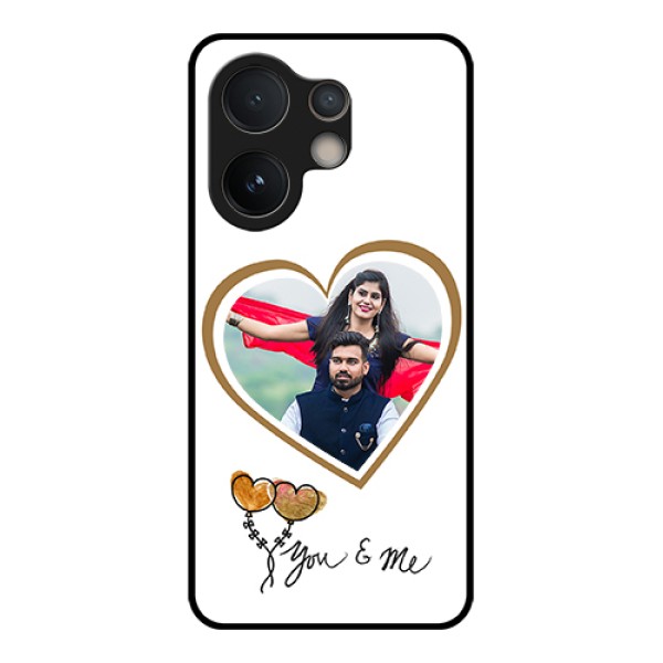Vivo V60e 5G Custom Glass Phone Case - You & Me Design