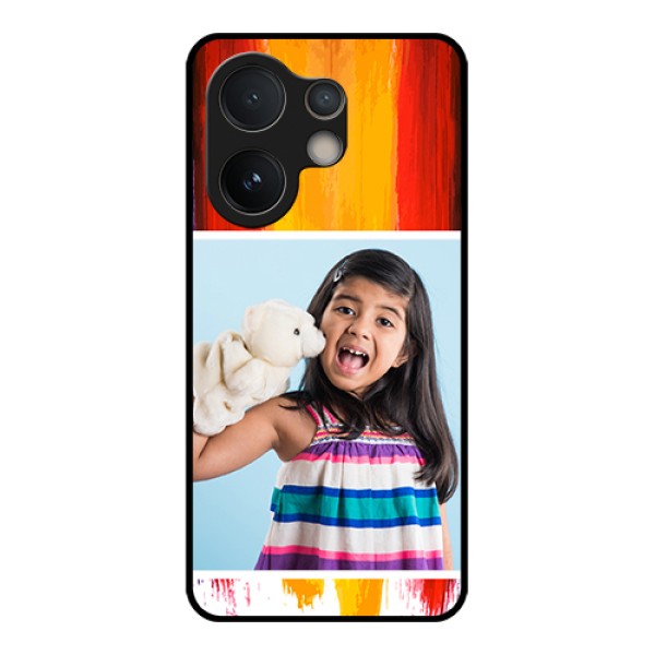 Vivo V60e 5G Custom Glass Phone Case - Multi Color Design