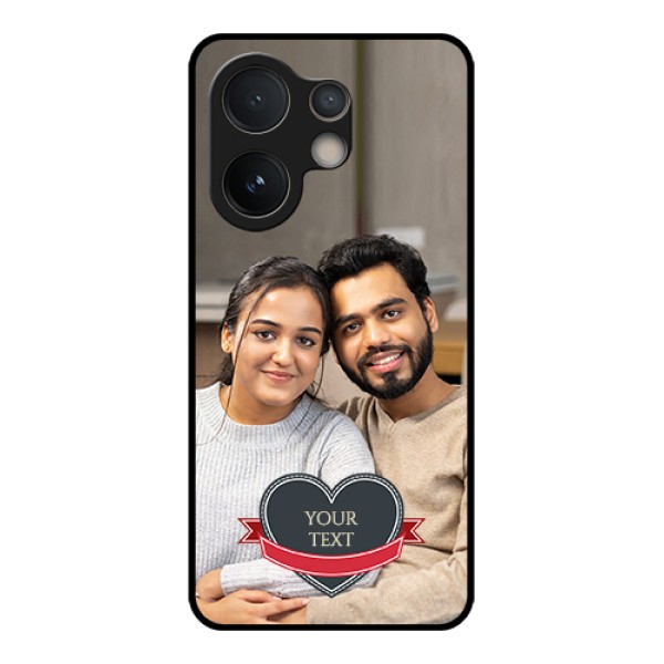 Vivo V60e 5G Custom Glass Phone Case - Just Married Couple Design