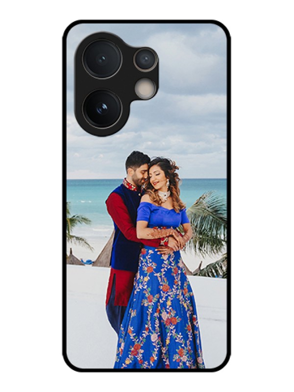 Custom Vivo V60e 5G Custom Glass Phone Case - Upload Full Picture Design