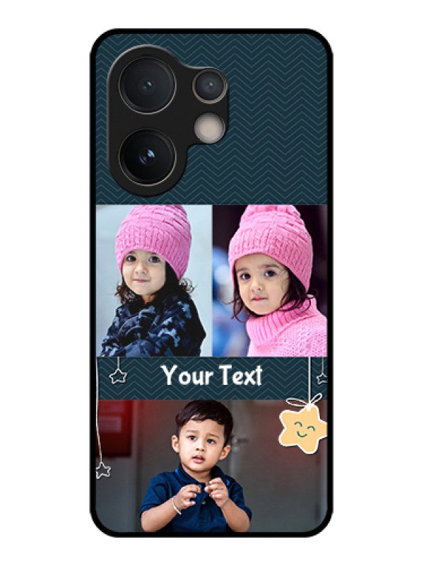 Custom Vivo V60e 5G Custom Glass Phone Case - Hanging Stars Design
