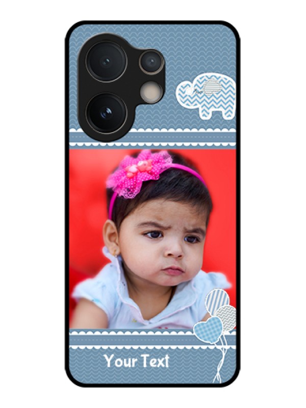 Custom Vivo V60e 5G Custom Glass Phone Case - With Kids Pattern Design