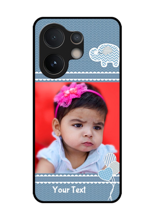 Vivo V60e 5G Custom Glass Phone Case - With Kids Pattern Design
