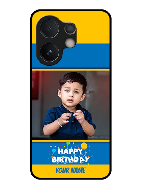Custom Vivo V60e 5G Custom Glass Phone Case - Birthday Wishes Design